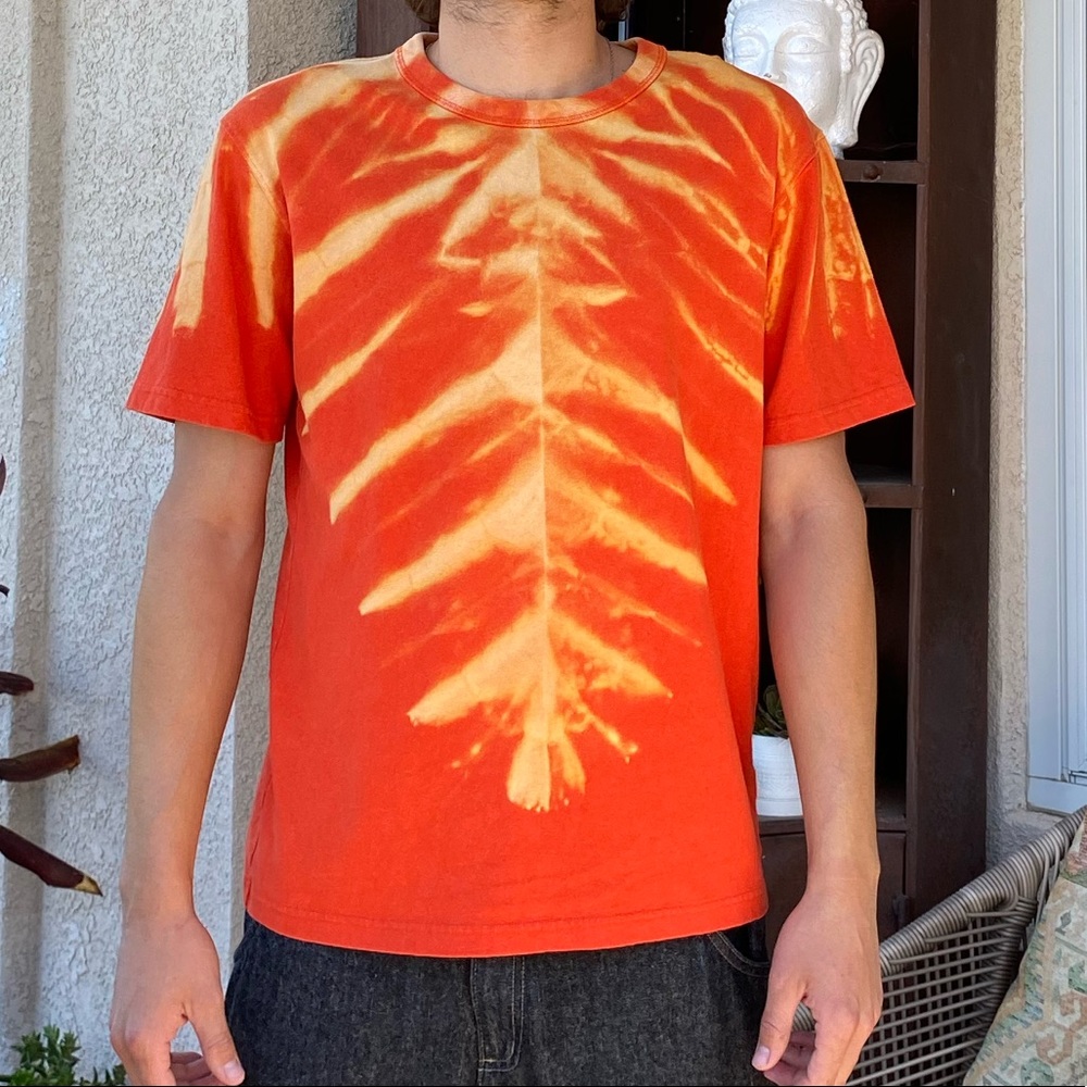 Unisex Custom Bleached Uni-Qlo Tee Shirt